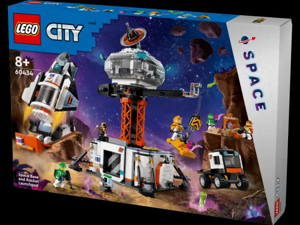 Asema ja raketin laukaisualusta 60434 LEGO® City