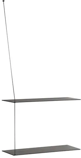 Woud Stedge Hylly Musta 60 Cm